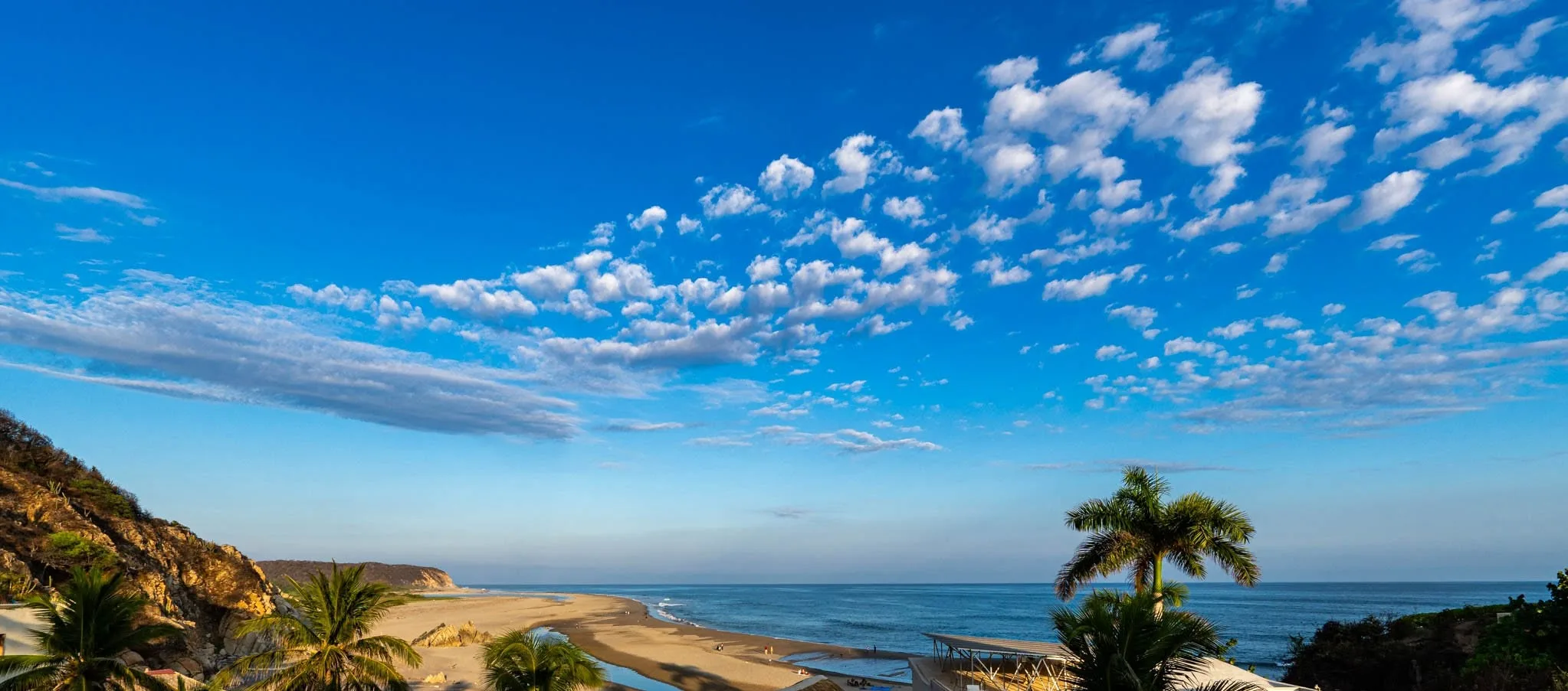 the beach